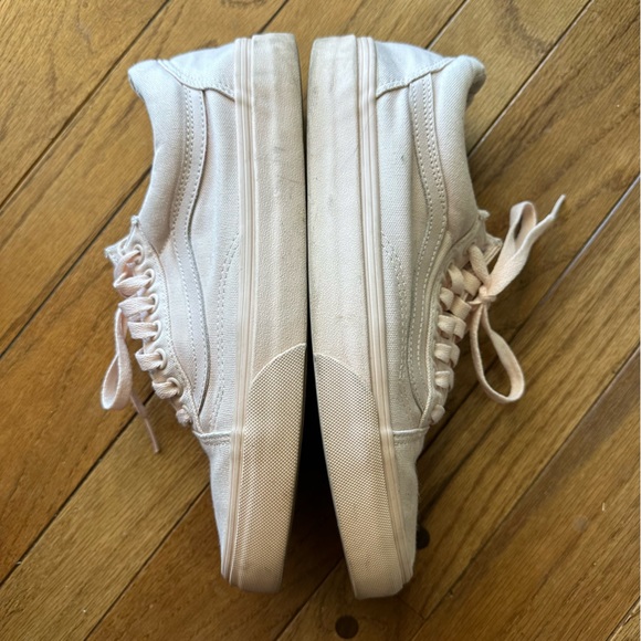 Vans Mono Canvas Old Skool peach blush size US 8.5 Men 10 Woman - Picture 6 of 13